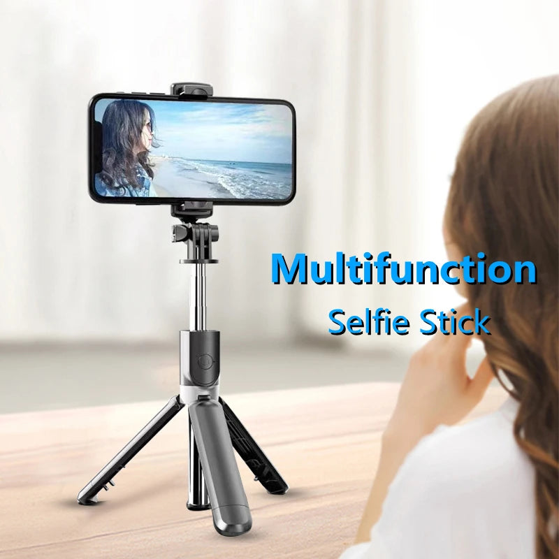 Cell Phone Holder Selfie Stick Tripod For iPhone For Live Streaming Mobile phone Support Remote Control